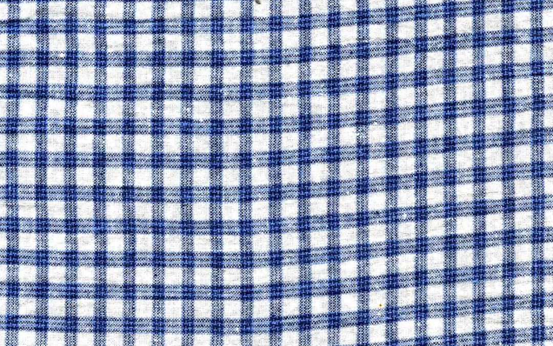 Blue Cross Stripe / L / Short-Sleeve
